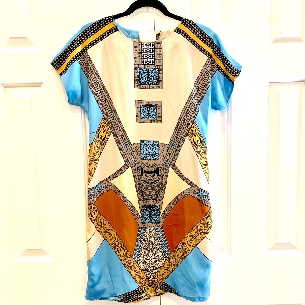 Fumblin’ Foe Print Fully Lined Sheath Dress NWOT